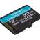 Kingston Canvas Go Plus MicroSDXC 512GB Enojni paket SDCG3/512GBSP fotografija 3