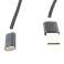 AK239 MAGNET. 3-IN-1 MICRO USB CABLE BLACK image 1