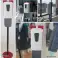 Dispensadores de desinfetante para as mãos com gel elétrico de 10 pacotes com suportes metálicos vermelhos e pretos foto 1