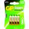 Batteries GP SUPER LR03 Micro AAA (4 pieces) 030.24AC4 image 1