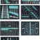Chariot d&#039;Atelier Kraftmuller 7 Tiroirs KM-7/7-575PCS - Rangement Outils Professionnel photo 2