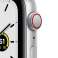 „Apple Watch SE“ sidabro aliuminio 4G baltos spalvos sportinė juosta DE MYEV2FD / A nuotrauka 1
