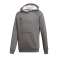 Majica za otroke adidas Core 18 Hoody JUNIOR siva CV3429 CV3429 fotografija 2
