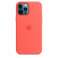 Apple iPhone 12 Pro Max Silicone Case with MagSafe - Pink Citrus - MHL93ZM/A image 1