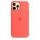 Apple iPhone 12 Pro Max Silicone Case with MagSafe - Pink Citrus - MHL93ZM/A image 2