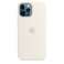 Apple iPhone 12 Pro Max Silicone Case with MagSafe - White - MHLE3ZM/A image 1
