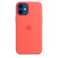 Husa din silicon Apple iPhone 12 mini cu MagSafe - Citrus roz - MHKP3ZM / A fotografia 1