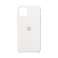 „Apple iPhone 11 Pro Max“ silikoninis dėklas baltas MWYX2ZM / A nuotrauka 2