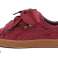 Burgundy velvet Puma women shoes - sneakers image 1