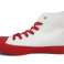 Zapatillas altas &#39;Fashion & Bella&#39; blancas / rojas - zapatos mujer fotografía 1