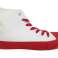 Zapatillas altas &#39;Fashion & Bella&#39; blancas / rojas - zapatos mujer fotografía 3