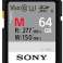 Sony SDXC M-serie 64 GB UHS-II klasse 10 U3 V60 - SF64M foto 2