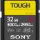 Sony SDHC G Tough serisi 32GB UHS-II Sınıf 10 U3 V90 - SF32TG fotoğraf 2
