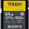Sony SDXC M Tough serie 64GB UHS-II Klasse 10 U3 V60 - SFM64T foto 2