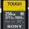 Sony SDXC M Tough serie 256GB UHS-II Klasse 10 U3 V60 - SFM256T foto 2
