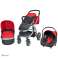 3in1 strollers wholesale - Veneto red / gray image 8