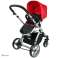 3in1 strollers wholesale - Veneto red / gray image 3