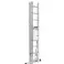 HÖHER Multifunktionale Aluminiumleiter 3x7 (21 Sprossen) Bild 6