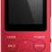 Sony Walkman 8GB (valokuvien tallennus, FM-radiotoiminto) punainen - NWE394R. CEW kuva 2