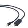 CableXpert Mini DisplayPort do HDMI Adapter 1,8 m CC-mDP-HDMI-6 zdjęcie 1