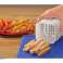 Universali bulvių, morkų ir vaisių pjaustymo į lygias lazdeles mašina, puikiai tinkanti naminiams užkandžiams nuotrauka 1