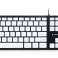 Gembird Chocolate Keyboard US Key Layout nero/bianco KB-MCH-02-BKW foto 3