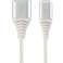 Kabel za polnjenje CableXpert Micro-USB 2 m srebrn/bel CC-USB2B-AMmBM-2M-BW2 fotografija 2