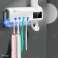 UV-sterilisator voor tandenborstels Hanger met een pasta dispensers S:032-B foto 1