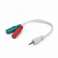 CableXpert 3.5mm 4-Pin Male to 3.5mm Female + Microphone CCA-417W image 2
