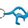 Schlüsselanhänger Flaschenöffner, Farbe blau, für Wiederverkäufer, A-Ware Bild 3