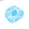 Lot de 100 Charlotte Bleue photo 1