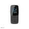 Nokia 106 Schwarz - Dual SIM entsperrt mit LED-Taschenlampe und UKW-Radio Bild 1