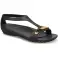 Crocs Ženske sandale Serena Metallic Bar Sdl W crno-zlatna 206421 751 slika 3