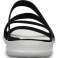 Crocs Swiftwater sieviešu čības Sandal Black & White 203998 066 203998 066 attēls 5