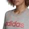 Women's sweatshirt adidas W Essentials Linear Sweat grey FH6608 FH6608 image 6