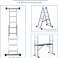 KRAFT MULLER Aluminum Scaffolding Ladder image 3