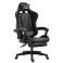 Herzberg HG-8080: Racerbil stil ergonomisk gaming stol svart bilde 3