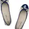Cream/navy Olivia &#39;Butterfly twists&#39; ballerina shoes image 1