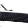 Silicone Rubber Black Keyboard, USB Silent - Black, Silicone Rubber Silencing Keyboard, For Laptops and Tablets image 2