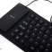 Silicone Rubber Black Keyboard, USB Silent - Black, Silicone Rubber Silencing Keyboard, For Laptops and Tablets image 3