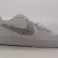 Nike spersonalizowane biało-srebrne z brokatowymi wąsami i srebrnymi s zdjęcie 1
