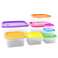 Herzberg 8 in 1 Square Food Storage Container Set image 6