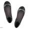 Schwarze &#39;Butterfly Twists&#39; Ballerinas aus Boucle von Verity Bild 2