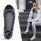 Schwarze &#39;Butterfly Twists&#39; Ballerinas aus Boucle von Verity Bild 6