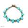 Bracelets de cheville Boho Inde pierre naturelle REF:2506105 photo 2