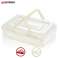 Herzberg Single Tier Takeaway Pastry Carrying Box Ivory image 14