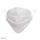 50 pezzi maschera facciale 3 veli bianca taglia unica VS003-00220-0050 foto 5