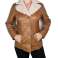 Braune Polyurethan Bonprix Damen Jacken mit Teddykragen Bild 4