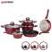 Herzberg HG-8079: Batterie de cuisine forgée de 10 pièces Gris photo 27