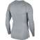 Мужская футболка Nike NP Top LS Обтягивающий серый BV5588 068 BV5588 068 изображение 11